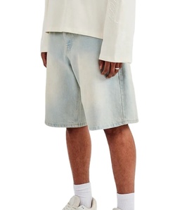 Shorts de Mezclilla Personalizados para Hombre de Alta Calidad al por Mayor, 100% Algodón, Transpirables, de Secado Rápido, Estilo Casual Vintage de Verano, Personalizables - Product Image 1