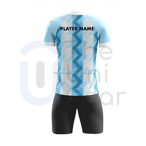 Camisetas de entrenamiento y kits de árbitro personalizados a granel más vendidos, uniformes de árbitro y fútbol de malla transpirable en stock, ropa de fútbol al por mayor - Product Image 5