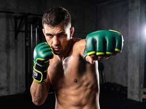 ถุงมือ MMA Dumela International EVO หนังวัวแท้ สีเขียว ทนทาน ใช้ได้ทุกฤดู ป้องกันได้ดี - Product Image 4