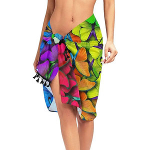 Women <b>Beach</b> Sarong Cover Up Lightweight <b>Wrap</b> Skirt Swimwear Cover Up Summer Vacation Resort Wear Sarongs For Ladies - Product Image 2
