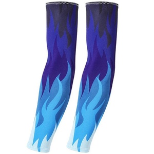 Manchon de compression personnalisé avec logo, manchon de sport par sublimation, protection UV, rafraîchissant, élastique, pour boxe, MMA, coude, vente en gros, OEM - Product Image 2