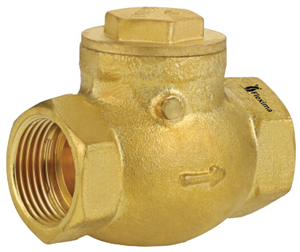 Clapet anti-retour horizontal en laiton à alésage standard avec joint en caoutchouc - Alimentation hydraulique ODM BSP interne (femelle x femelle) avec poignée en acier inoxydable - Product Image 3