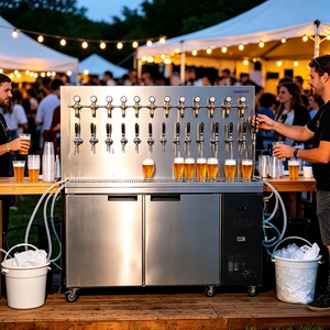 Máquina <span class=keywords><strong>de</strong></span> <span class=keywords><strong>Cerveza</strong></span> <span class=keywords><strong>de</strong></span> Barril Refrigerada por Aire, <span class=keywords><strong>Dispensador</strong></span> <span class=keywords><strong>de</strong></span> <span class=keywords><strong>Cerveza</strong></span> Comercial <span class=keywords><strong>de</strong></span> Acero Inoxidable para Bares, Restaurantes y Fiestas - Product Image 6
