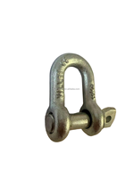 Manilles forgées en acier allié 9.5T 12T 13.5T 17T 25T 35T, type US, avec goupille à vis amovible, métriques et impériales, matériel de levage et de gréage