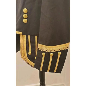 Chaqueta de Uniforme Escocesa Negra para Hombre, 100% Lana de Alta Calidad, Tradicional, Venta al Por Mayor - Product Image 4