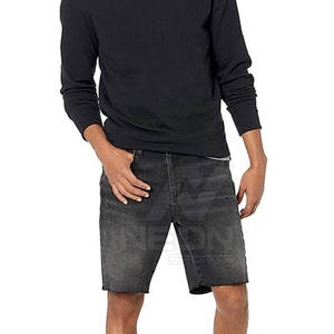 Shorts en jean pour hommes de haute qualité, décontractés, en coton, sur mesure, en promotion - Product Image 3