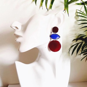<b>Top</b> Demanded Personalized Resin <b>Earrings</b> With Unique Design Trendy Handmade Gift For Women And Girls Bulk Supplier - Product Image 4