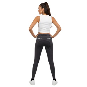 Pantalones de equitación de lujo para mujer, de asiento completo, con agarre de silicona antideslizante, ajuste moderno y cómodo, venta al por mayor de fábrica - Product Image 4