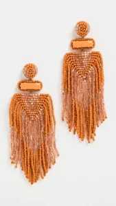 Boucles d'oreilles pendantes bohèmes à pompons pour femme, en résine perlée, bijoux de fête, acrylique et lucite, style statement - Product Image 2