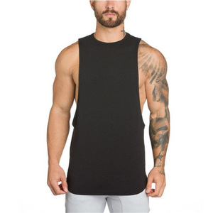 Wholesale Custom Men's Breathable Knitted Cotton White Seamless Fitness Bodybuilding Undershirt Training <b>String</b> Singlet Gym Tank - Product Image 1