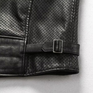 Veste en cuir de vachette pour homme de qualité supérieure à prix raisonnable, nouveau design tendance, veste en cuir pour motard pour homme pour adulte - Product Image 4