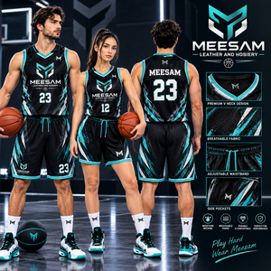 Conjunto de Camiseta de Baloncesto para Hombre, Sin Mangas, Cuello en V, Malla Transpirable, Uniforme con Número 23, Diseño Personalizado - Product Image 3