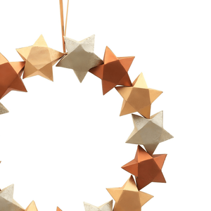 Ghirlande Decorative e festaioli per decorazioni per le feste Multicolor di fiori di carta per le vacanze - Product Image 4