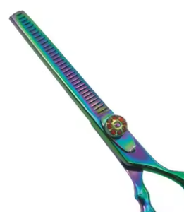 Nouvelles Ciseaux de Coiffure Professionnels 6 Pouces en Acier Inoxydable Tranchant pour Salon de Beauté, Ciseaux à Effiler Personnalisables en Couleur - Product Image 2