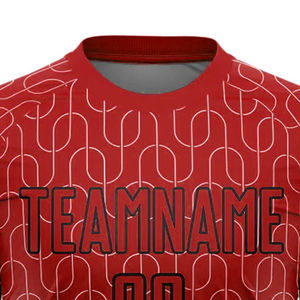 Uniformes de Fútbol Personalizados al por Mayor para Niños, Camiseta de Poliéster con Logotipo y Nombre del Club Impresos con Técnica de Sublimación en Talla Adulto OEM - Product Image 3