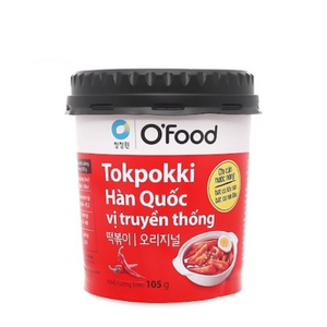 Tokpokki Coreano Más Vendido, Sabor Original, 105g, Marca Ofood, Pastel de Arroz Auténtico, Precio Competitivo, Exportación al por Mayor - Product Image 1