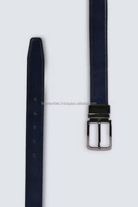 Nouvelle ceinture décontractée en cuir véritable perforé, style punk vintage western, cloutée avec boucle ardillon en cuivre, largeur 35 mm - Product Image 3
