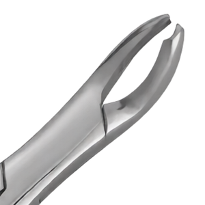 Forceps d'extraction dentaire universels en acier inoxydable # 17 instruments chirurgicaux ergonomiques à poignée en python creux doré pour molaires inférieures - Product Image 4