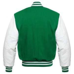 Vente en gros 2024 – Nouvelle veste universitaire de baseball personnalisée OEM à manches longues pour homme – Modèles unis en tissu matelassé style Letterman - Product Image 4