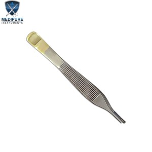 Pinzas Adson Marrones Premium de Acero Inoxidable, Instrumento para Agarrar Tejidos Finos, para Cirugía Plástica, General y Reconstructiva - Product Image 5