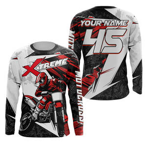 Ropa de Ciclismo de Manga Larga al por Mayor, Jersey Personalizado para Descenso de Montaña, Jersey de Ciclismo para Hombre, Motocross - Product Image 6
