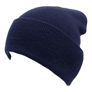 Bonnet en tricot côtelé, bonnet d'hiver à revers, unisexe, doux, extensible, chaud, uni, bonnet ajusté, fournisseur OEM personnalisé - Product Image 5