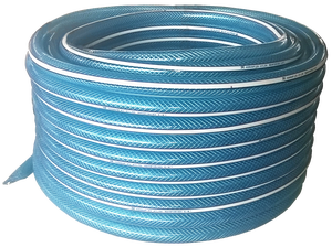 Tuyau d'arrosage renforcé en nylon 1-1/2 pouce 50 mètres. Tuyau d'irrigation en PVC pour l'aménagement paysager extérieur - Product Image 2