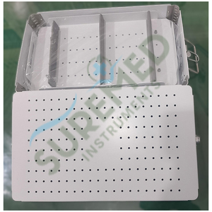 <b>Aluminum</b> Surgical Tray Sterilization Box Surgical Instrument <b>Container</b> <b>Aluminum</b> Surgical Tray Sterilization Box Autoclave Safe - Product Image 3