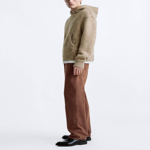 Sudadera con Capucha Personalizada al por Mayor para Hombre, con Bolsillo, 100% Algodón, Forro Polar, Impermeable, Transpirable, de Secado Rápido, Ecológica, para Invierno - Product Image 4