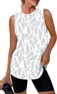 Custom Womens Knitted Ribbed Tank <b>Top</b> Sleeveless Slim Fit Cotton Summer Casual Quick Dry Breathable Wholesale OEM ODM - Product Image 3