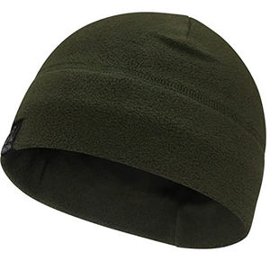 Vente en gros de bonnets en micro polaire personnalisés avec logo, bonnets en polaire pour l'hiver, pour hommes - Product Image 2