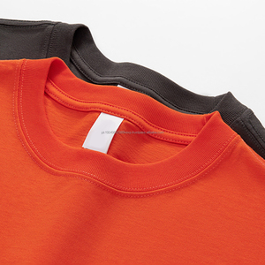 Camiseta de algodón al por mayor, camiseta sólida holgada con logotipo personalizado, ropa de calle con impresión Digital, camiseta de gran tamaño para hombre - Product Image 6