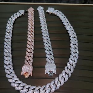925 sterling silver moissanite <b>necklace</b> VVS D color moissanite <b>chain</b> IGI certified moissanite jewelry - Product Image 5