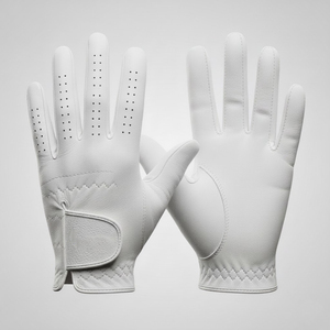Hand-warmed Men and Women Custom Grip-Performance Hand-Warmed Waterproof Leather Golf Gloves - Product Image 2