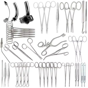 Kit de 38 Piezas de Instrumentos Veterinarios Reutilizables para Ganado, Tijeras de Acero Inoxidable, Pinzas, Portaagujas, Mango de Bisturí, Maquinaria - Product Image 5