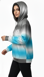 เสื้อฮู้ดดี้โอเวอร์ไซส์พรีเมียมแบบยูนิเซ็กซ์ พร้อมลายพิมพ์ซับลิเมชั่นสุดเทรนดี้ ออกแบบมาเพื่อแบรนด์แฟชั่นลำลองสไตล์คนเมือง - Product Image 5