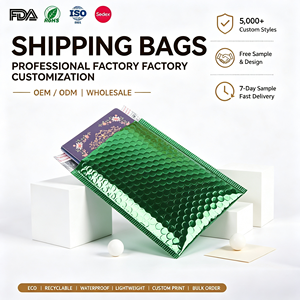 Sacs à bulles en plastique pour l'expédition et l'emballage de vêtements, imperméables et résistants aux intempéries - Product Image 1