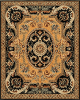 Tapis de salon personnalisé, marron turquoise, motif floral, tufté à la main, antidérapant