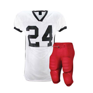 Uniforme de fútbol americano personalizado de alta calidad para hombre, conjuntos de LICRA transpirable de último diseño con logotipo de sublimación inspirado en la edad - Product Image 5