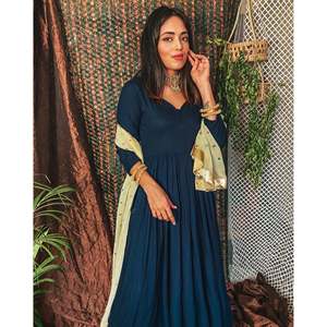 Costume en Chiffon Bleu Rêve Kanchli Taille XS - Product Image 4