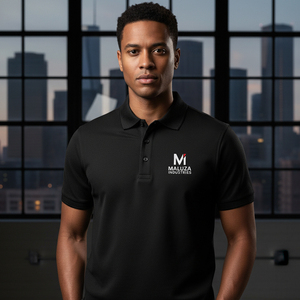 Heavy Fabric Men Polo Shirt 240gsm Pique Cotton Custom Logo Embroidery High End Business Uniform Polo Shirts For Men - Product Image 6