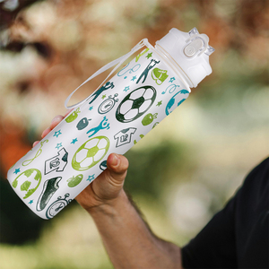 Bottiglia Ecologica Riutilizzabile da 26oz Senza BPA, Personalizzabile con Logo, Stampa Motivazionale per Calcio, Antigoccia, Vendita all'Ingrosso - Product Image 4