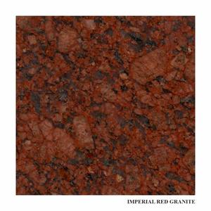 Dalles de granit poli rouge impérial moderne de 2 cm, coupées à la scie à bande - Product Image 1