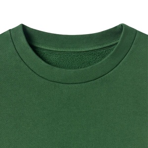 Sweat-shirt basique oversize à col rond pour homme, vêtement de travail décontracté avec impression en relief brodée, 100% coton, 2027 - Product Image 2
