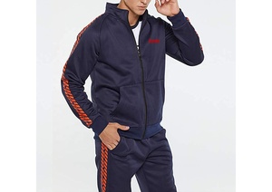 2025 Wholesale Custom Logo Men's Track Suit Sportswear Jogging Zipper <b>Runners</b> Suit Design Your Own Logo Track Sports Wear - Product Image 4