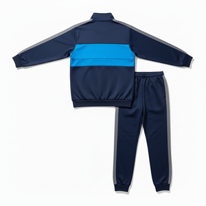 Conjunto Deportivo Personalizado para Hombre, 100% Poliéster Sublimado, Transpirable, de Secado Rápido, Chaqueta con Cierre y Pantalones Cortos para Fútbol, Gimnasio y Ejercicio - Product Image 3