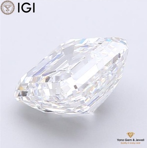 เพชร CVD ผลิตในห้องปฏิบัติการ สี E ความสะอาด VVS2 รูปทรง Asscher น้ำหนัก 3.50 กะรัต พร้อมใบรับรอง IGI สำหรับงานเครื่องประดับมืออาชีพ - Product Image 3