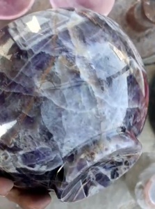Natural Love Gemstone <b>Amethyst</b> Polished <b>Large</b> Bowl Polished Healing <b>Crystal</b> Craft Bowl Kitchen Accessories Home Decor Gift Bowls - Product Image 4