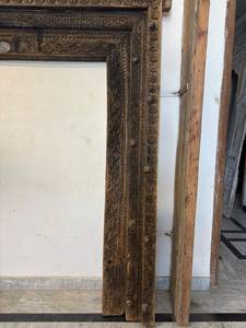 Luxury Large Wood Frame Modern Design Antique Appearance Full-Length Wall <b>Mirror</b> for Bedroom Living Room Home Use Easy Clean - Product Image 4
