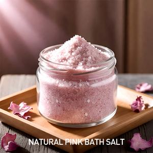 Sal de Baño Mineral del Himalaya Rosa Natural Tallada, Moderna, Ecológica, Relajante, Terapéutica, Aromática, Desintoxicante para la Piel - Product Image 5